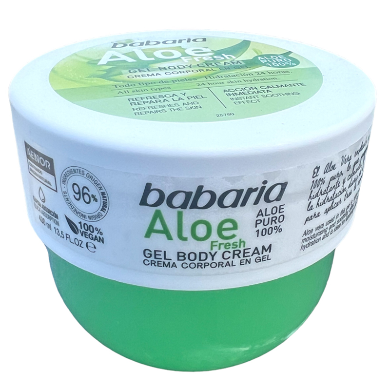 Babaria Body Gel Aloe Vera 400ml Lemon Fresh UK Ltd